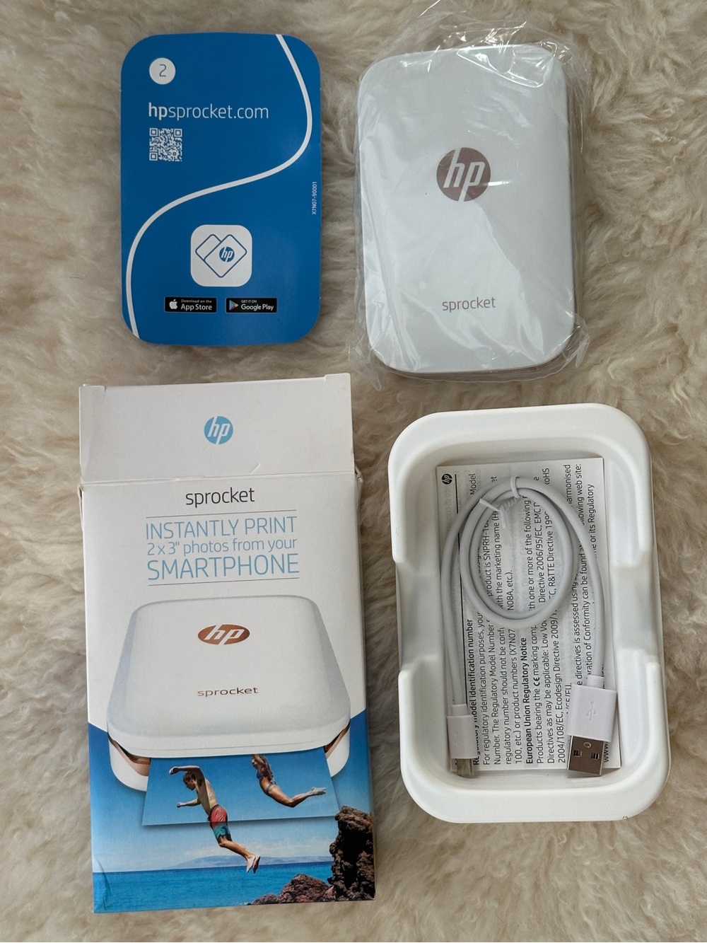 HP Sprocket 100 mini photo printer (no paper)